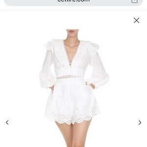 Elegant White Lace Top / Blouse